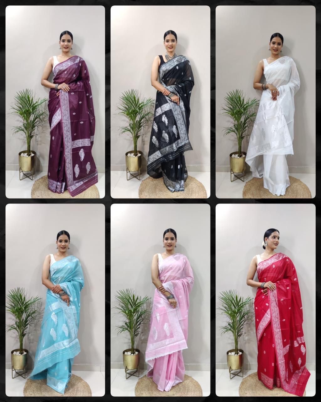 Pure Soft Cotton Festival Special Jamdani by Icultuer
