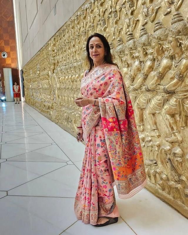 Hema Malini Bollywood Attractive Kashmiri Pure Zari by Icultuer