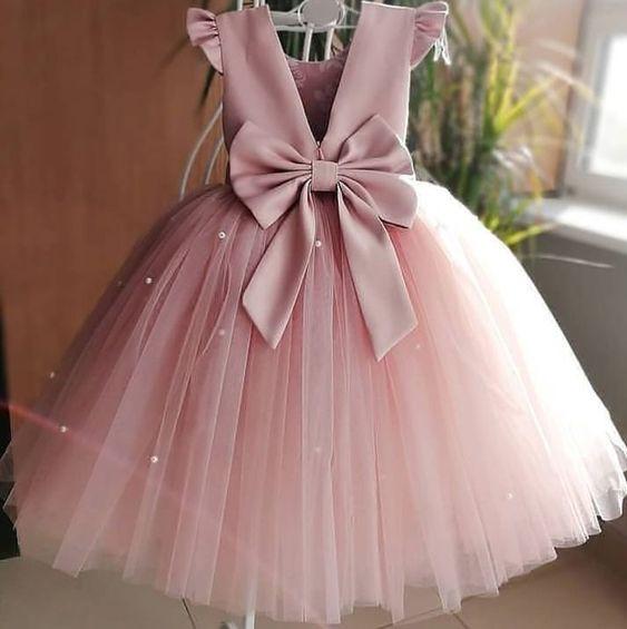 icultural Rose Gold Party Wear Baby Kids Frock | icultural | 2 Years